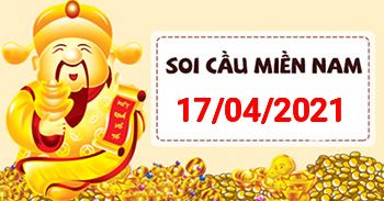 Soi cầu XSMN 17-04 - Dự đoán xổ số Miền Nam ngày 17/04/2021