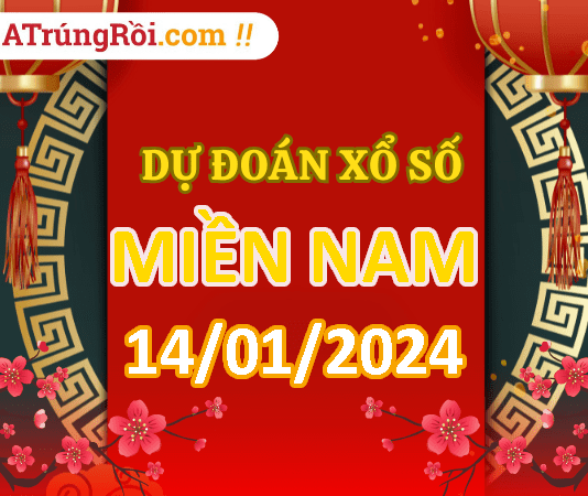 Dự đoán XSMN 14/1/2024, soi cầu kết quả Xổ Số Miền Nam 14-01-2024
